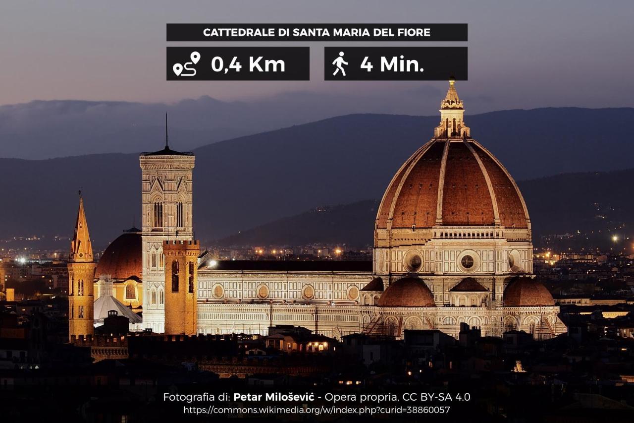 Il Cuore Di Firenze + Corte Privata+ Wifi+Ac Bagian luar foto